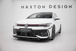 Maxton Parts - Frontlippe V.2 + Flaps passend für VW Golf GTI / GTE / R-Line Mk8 FL