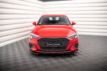 Maxton Parts - Frontlippe V.2 passend für Audi A3 8Y schwarz Hochglanz