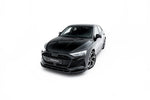 Maxton Parts - Frontlippe V.2 passend für Audi A3 Limousine 8Y Facelift schwarz Hochglanz