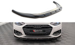 Maxton Parts - Frontlippe V.2 passend für Audi A4 B9 FL schwarz Hochglanz