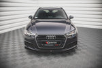 Maxton Parts - Frontlippe V.2 passend für Audi A4 B9 schwarz Hochglanz