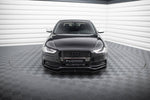 Maxton Parts - Frontlippe V.2 passend für Audi A4 S-Line / S4 B8 FL schwarz Hochglanz