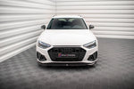 Maxton Parts - Frontlippe V.2 passend für Audi A4 S-Line / S4 B9 FL schwarz Hochglanz