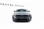 Maxton Parts - Frontlippe V.2 passend für Audi A5 S-Line / S5 Limousine / Avant B10 schwarz Hochglanz