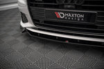 Maxton Parts - Frontlippe V.2 passend für Audi A6 C8 schwarz Hochglanz