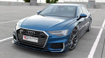 Maxton Parts - Frontlippe V.2 passend für Audi A6 S-Line / S6 C8 / C8 FL schwarz Hochglanz