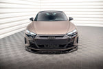 Maxton Parts - Frontlippe V.2 passend für Audi e-Tron GT / RS GT Mk1 schwarz Hochglanz