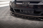 Maxton Parts - Frontlippe V.2 passend für Audi e-Tron GT / RS GT Mk1 schwarz Hochglanz