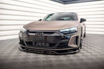Maxton Parts - Frontlippe V.2 passend für Audi e-Tron GT / RS GT Mk1 schwarz Hochglanz