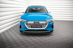 Maxton Parts - Frontlippe V.2 passend für Audi e-tron schwarz Hochglanz