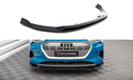 Maxton Parts - Frontlippe V.2 passend für Audi e-tron schwarz Hochglanz