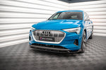 Maxton Parts - Frontlippe V.2 passend für Audi e-tron schwarz Hochglanz