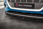 Maxton Parts - Frontlippe V.2 passend für Audi e-tron schwarz Hochglanz