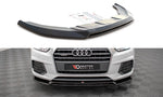 Maxton Parts - Frontlippe V.2 passend für Audi Q3 Sport 8U FL schwarz Hochglanz