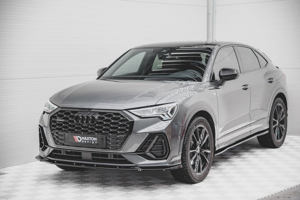 Maxton Parts - Frontlippe V.2 passend für Audi Q3 Sportback S-Line Carbon Look