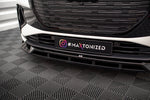 Maxton Parts - Frontlippe V.2 passend für Audi Q4 e-tron Sportback S-line Mk1 schwarz Hochglanz