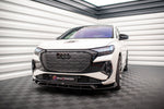 Maxton Parts - Frontlippe V.2 passend für Audi Q4 e-tron Sportback S-line Mk1 schwarz Hochglanz