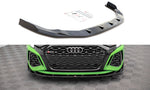 Maxton Parts - Frontlippe V.2 passend für Audi RS3 Limousine 8Y schwarz Hochglanz