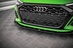 Maxton Parts - Frontlippe V.2 passend für Audi RS3 Limousine 8Y schwarz Hochglanz