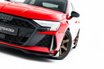 Maxton Parts - Frontlippe V.2 passend für Audi RS3 Sportback 8Y FL schwarz Hochglanz