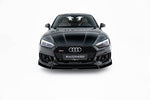 Maxton Parts - Frontlippe V.2 passend für Audi RS5 Coupe / Sportback F5 schwarz matt