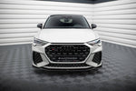 Maxton Parts - Frontlippe V.2 passend für Audi RSQ3 Sportback / SUV F3 schwarz Hochglanz