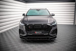 Maxton Parts - Frontlippe V.2 passend für Audi RSQ8 Mk1 schwarz Hochglanz