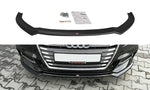 Maxton Parts - Frontlippe V.2 passend für Audi S3 / A3 S-Line 8V FL Limousine schwarz Hochglanz