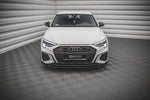 Maxton Parts - Frontlippe V.2 passend für Audi S3 / A3 S-Line 8Y schwarz Hochglanz