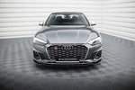 Maxton Parts - Frontlippe V.2 passend für Audi S5 / A5 S-Line F5 FL schwarz Hochglanz