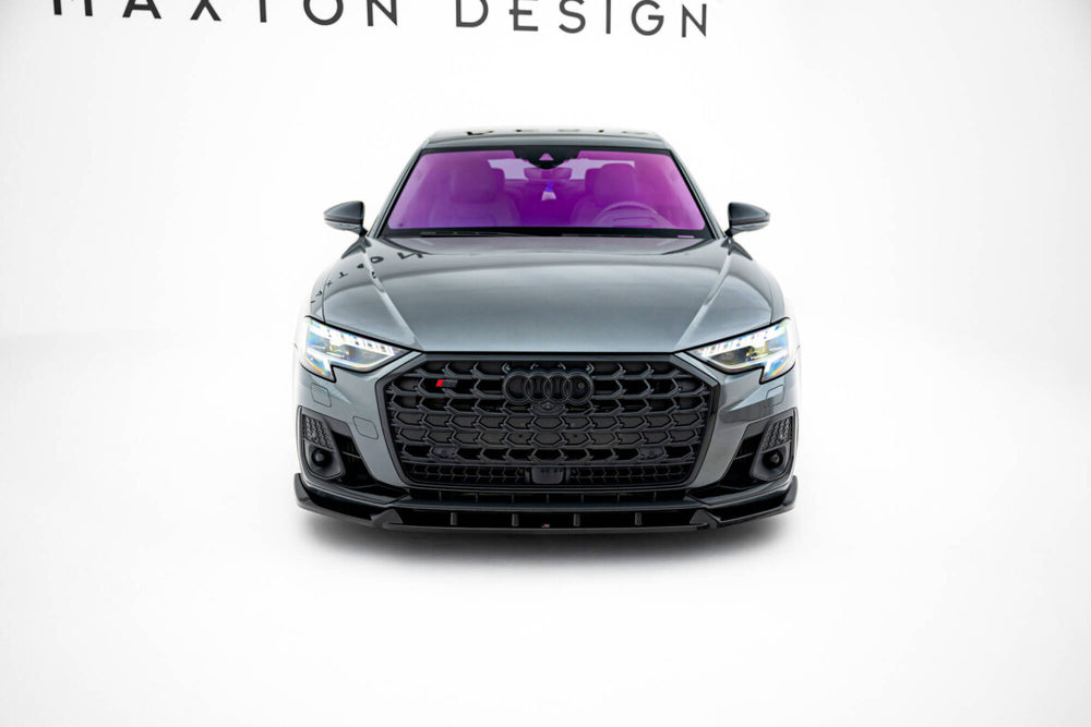 Maxton Parts - Frontlippe V.2 passend für Audi S8 / A8 S-Line D5 FL schwarz Hochglanz