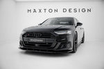 Maxton Parts - Frontlippe V.2 passend für Audi S8 / A8 S-Line D5 schwarz Hochglanz