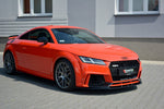 Maxton Parts - Frontlippe V.2 passend für Audi TT RS 8S schwarz Hochglanz