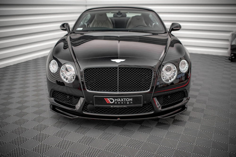 Maxton Parts - Frontlippe V.2 passend für Bentley Continental GT V8 S Mk2 schwarz Hochglanz