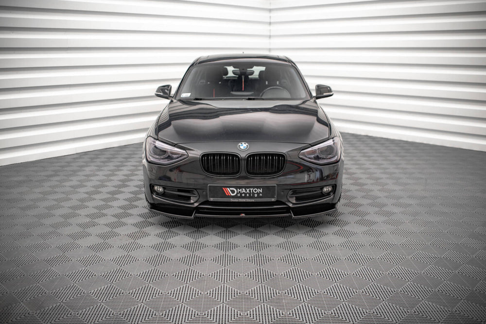 Maxton Parts - Frontlippe V.2 passend für BMW 1er F20 schwarz Hochglanz