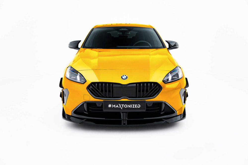 Maxton Parts - Frontlippe V.2 passend für BMW 1er M-Paket F70 schwarz Hochglanz