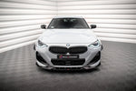 Maxton Parts - Frontlippe V.2 passend für BMW 2 Coupe M-Paket / M240i G42 schwarz Hochglanz
