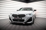 Maxton Parts - Frontlippe V.2 passend für BMW 2 Coupe M-Paket / M240i G42 schwarz Hochglanz