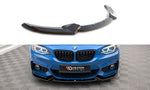 Maxton Parts - Frontlippe V.2 passend für BMW 2 M-Paket F22 schwarz Hochglanz