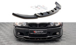 Maxton Parts - Frontlippe V.2 passend für BMW 3er Coupe M-Paket E46 schwarz Hochglanz