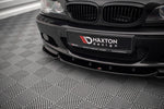 Maxton Parts - Frontlippe V.2 passend für BMW 3er Coupe M-Paket E46 schwarz Hochglanz
