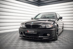 Maxton Parts - Frontlippe V.2 passend für BMW 3er Coupe M-Paket E46 schwarz Hochglanz