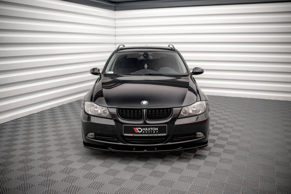 Maxton Parts - Frontlippe V.2 passend für BMW 3er E90 schwarz Hochglanz