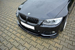 Maxton Parts - Frontlippe V.2 passend für BMW 3er E92 M Paket FL schwarz Hochglanz