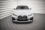 Maxton Parts - Frontlippe V.2 passend für BMW 4er / i4 Gran Coupe M-Paket / M440i G26 schwarz Hochglanz
