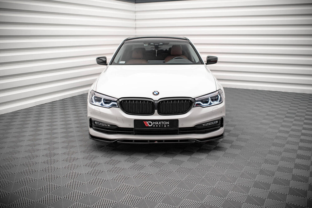 Maxton Parts - Frontlippe V.2 passend für BMW 5er G30 / G31 schwarz Hochglanz