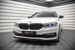Maxton Parts - Frontlippe V.2 passend für BMW 5er G30 / G31 schwarz Hochglanz