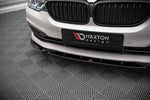 Maxton Parts - Frontlippe V.2 passend für BMW 5er G30 / G31 schwarz Hochglanz