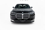 Maxton Parts - Frontlippe V.2 passend für BMW 7 G70 schwarz Hochglanz