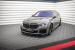 Maxton Parts - Frontlippe V.2 passend für BMW 7 M-Paket G11 / G12 FL schwarz Hochglanz